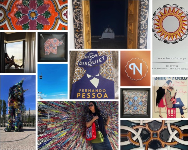 Collage of photos taken in Portugal